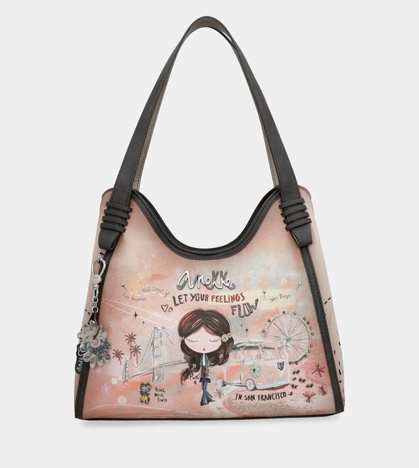 Torby Przez Ramię Anekke Peace & Love Pink | 9215LHCPN