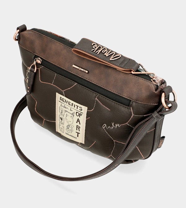 Torby Przez Ramię Anekke Shōen Padded With Metallic | 1603KQCHZ