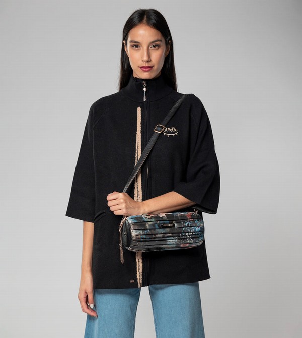 Torby Przez Ramię Anekke Shōen Palette Pleated Cylindrical | 1047WSGRK