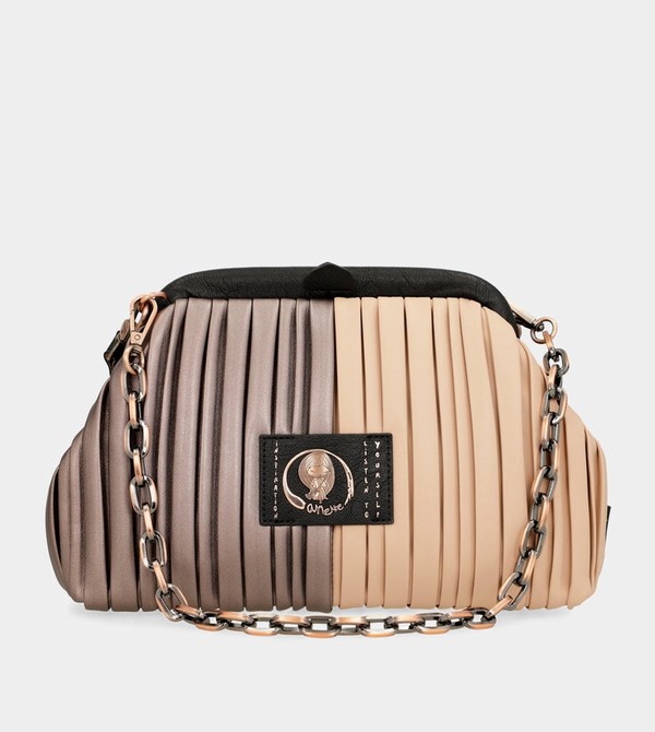 Torby Przez Ramię Anekke Shōen Palette Pleated Bowler | 1069BUQAY