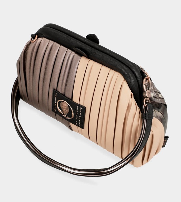 Torby Przez Ramię Anekke Shōen Palette Pleated Bowler | 1069BUQAY