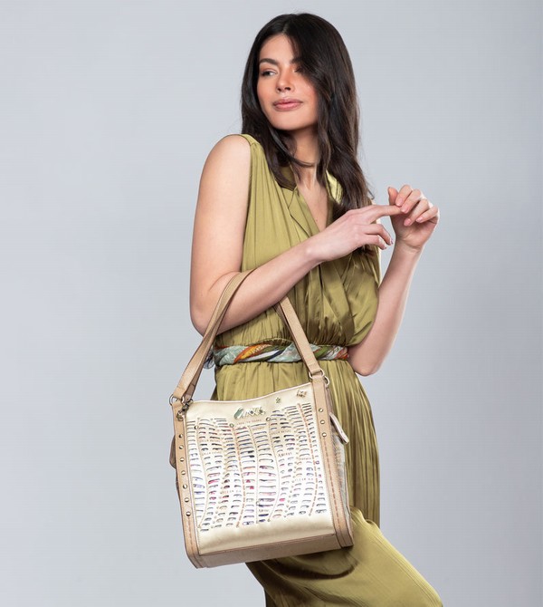 Torby Tote Anekke Nature Pachamama Golden | 8260DECFT