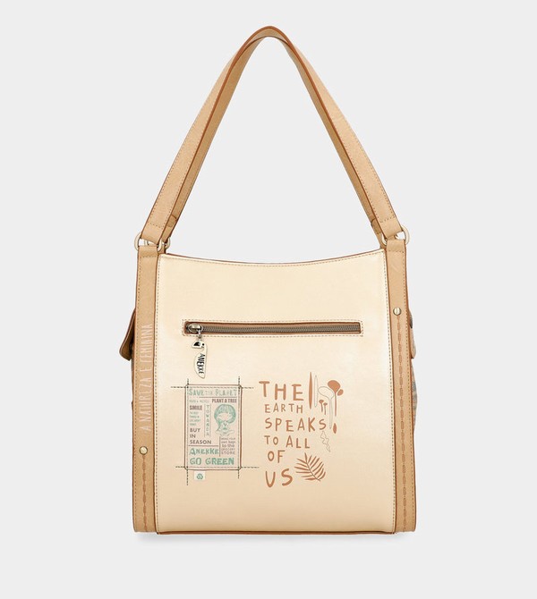 Torby Tote Anekke Nature Pachamama Golden | 8260DECFT