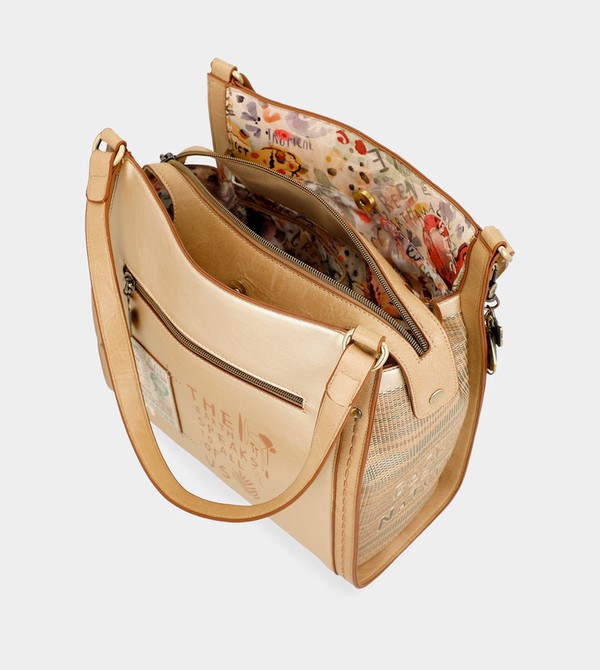 Torby Tote Anekke Nature Pachamama Golden | 8260DECFT