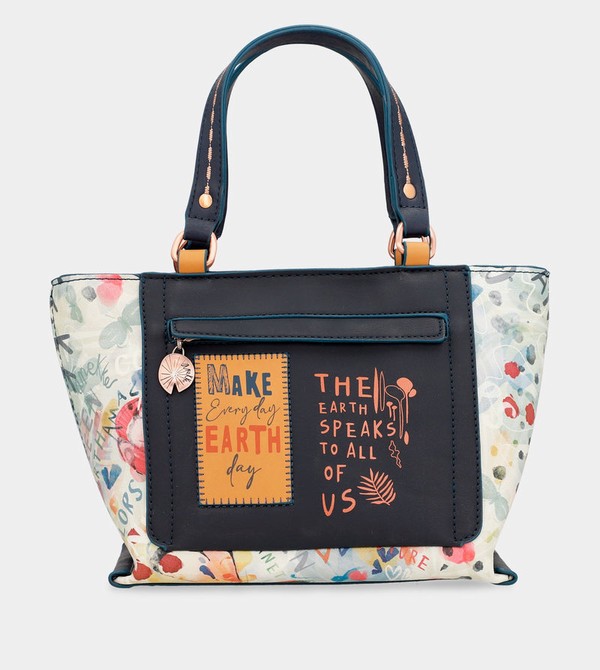 Torby Tote Anekke Nature Pachamama Navy Blue | 4609AYRHG