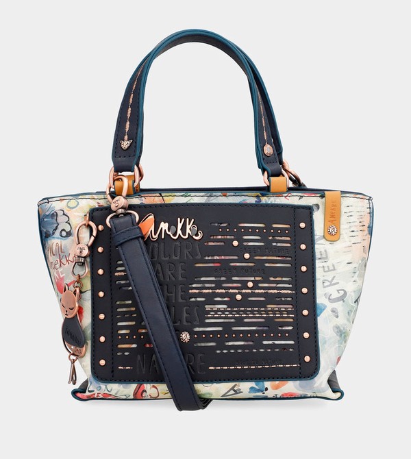 Torby Tote Anekke Nature Pachamama Navy Blue | 4609AYRHG