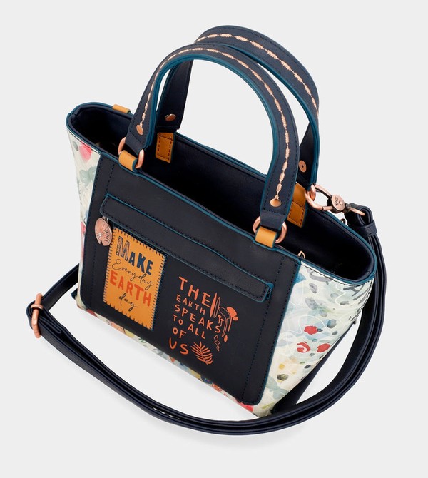 Torby Tote Anekke Nature Pachamama Navy Blue | 4609AYRHG