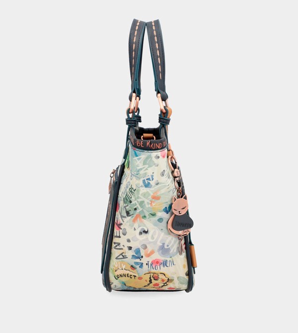 Torby Tote Anekke Nature Pachamama Navy Blue Printed | 2654AWTSN