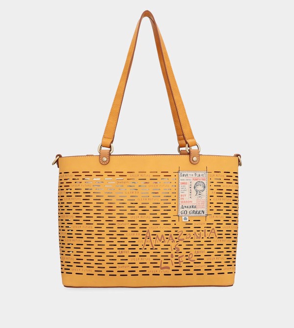 Torby Tote Anekke Nature Pachamama Ochre Large | 4516BUVMA