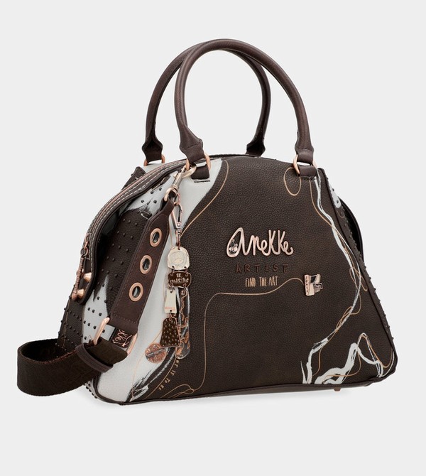 Torebka Anekke Nature Shodō Brown 2-handle | 6720IYXSB