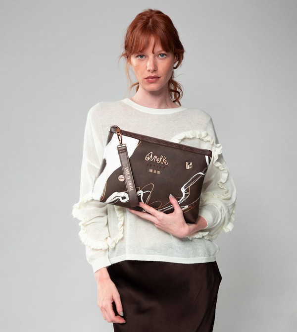 Torebka Anekke Nature Shodō Brown Clutch | 1546CBGTP