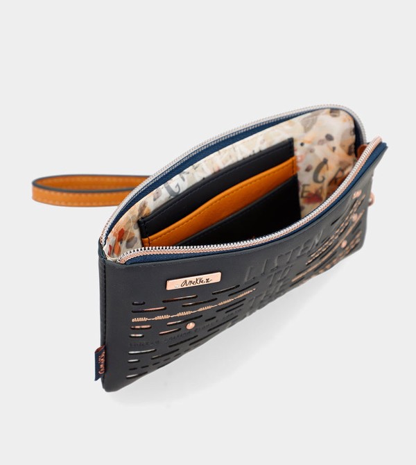 Torebka Anekke Navy Blue Rfid Nature Pachamama | 7503QBWUK
